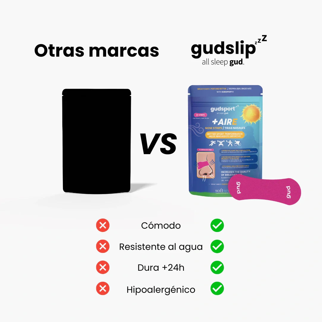 Gudsport® Tiras Nasales (Rosa)