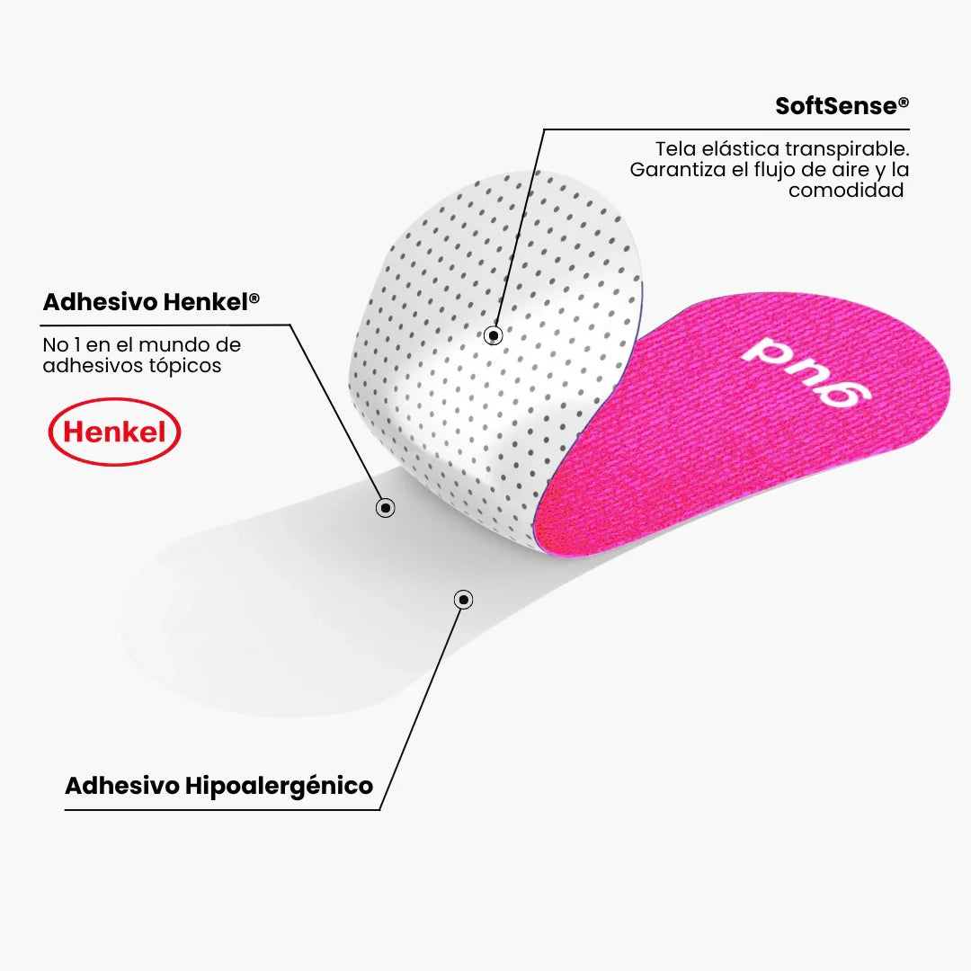 Gudsport® Tiras Nasales (Rosa)